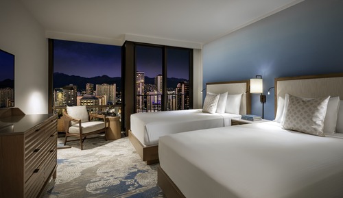 Mountain Waikiki View 2 Twin Beds