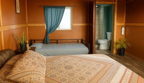 Standard Double Room, Patio, Mountain View