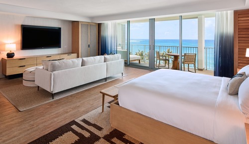 Suite, 1 King Bed with Sofa bed, Oceanfront
