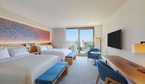 Room, 2 Queen Beds, City View