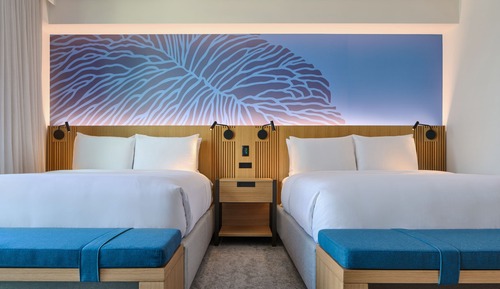 Room, 2 Queen Beds, Partial Ocean View