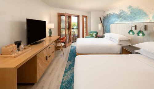 Queen Room with Two Queen Beds and Ocean View