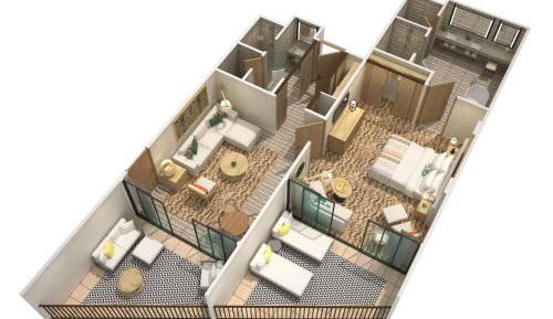 Oceanfront Two-Bedroom Suite