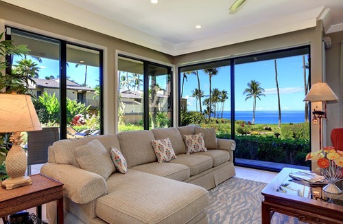 Wailea Condo | Prime Ground-Floor Hideaway with Expansive Oceanfront Views – Wailea Elua #1403