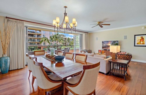 Honokowai Condo | Maui Resort Rentals: Honua Kai Konea 249, Spacious Interior Courtyard 3BR w/Partial Ocean Views