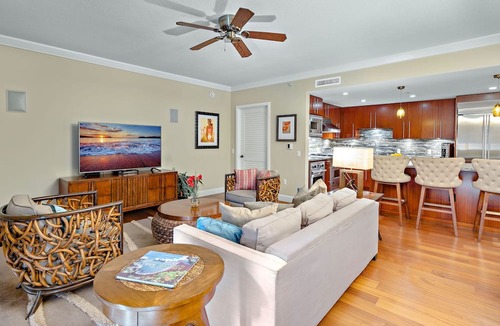 Honokowai Condo | Maui Resort Rentals: Honua Kai Konea 249, Spacious Interior Courtyard 3BR w/Partial Ocean Views