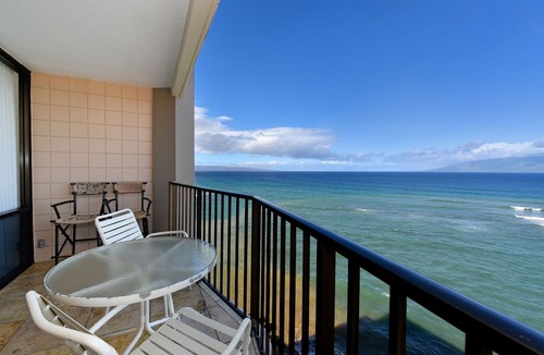 Kahana Condo | Sunshine + Rainbows = #1206 at Valley Isle with Direct Ocean Front Views!