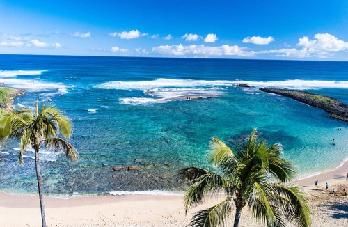 Kahuku Apartment | SUMMER REDUCED! Villa 102 KING bed, Stunning Ocean Views at Turtle Bay