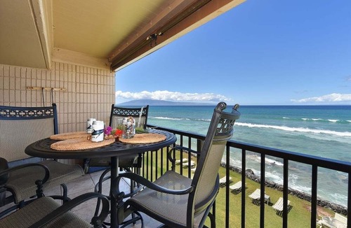 Honokowai Condo | SUMMER SALE! Oceanfront Condo w AC, Ocean Views & Heated Pool - Kaleialoha 309