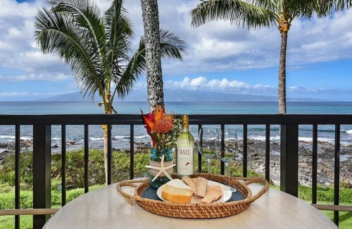 Napili Condo | Direct OceanFront Studio w Amazing Views Pool, Steps to Beach-Napili Shores I270