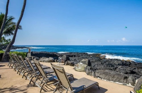 Kailua-Kona Condo | Awesome Ocean Views From Ground Floor, A/C, Recent Remodel, WI-FI