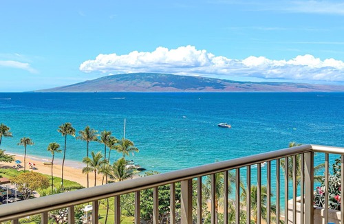 Kaanapali Condo | Maui Resort Rentals: The Whaler 1061 - Upgraded 10th Floor Studio w/Stunning Pacific Ocean and Mountain Views!
