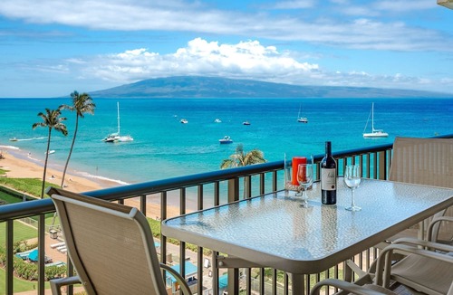 Kaanapali Condo | Maui Resort Rentals: The Whaler 707 - Luxuriously Remodeled 7th Floor 1BR/2BA w/Stunning Ocean and Mountain Views!