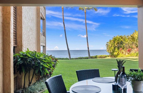 Wailea Condo | Ocean Views | Polo Beach Club Ground Floor Condo | Walk to Beach, Private Patio