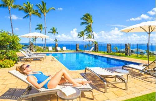 Napili Apartment | Kapalua Bay Villas Ocean View 3 BR Sleeps 8 Steps to Beach Complimentary Car with 6 Nights KBV ML-1993 by KBM