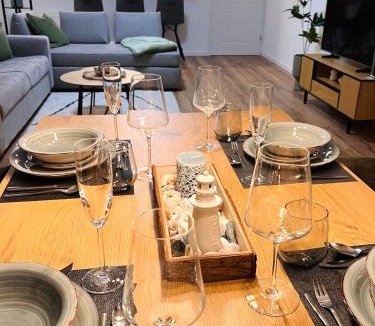 Center Apartment | Südstrand, Zentral, Balkon, Wifi, Fahrstuhl, Parken
