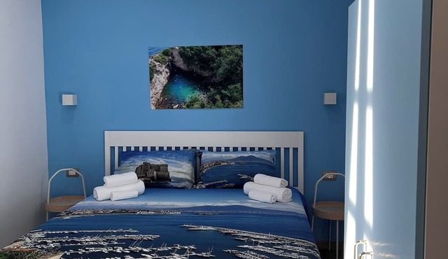 Apartment with pool and breathtaking view of the Golfo di Napoli in Pimonte