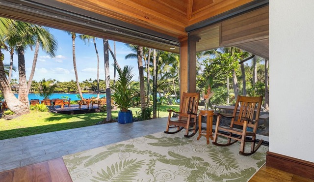 Hahalua Bay Villa by Gather: Luxury Oceanfront Estate w/Pool & Views
