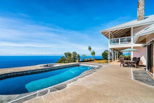 Kona Oceanview Villa for Groups Pool & Hot Tub